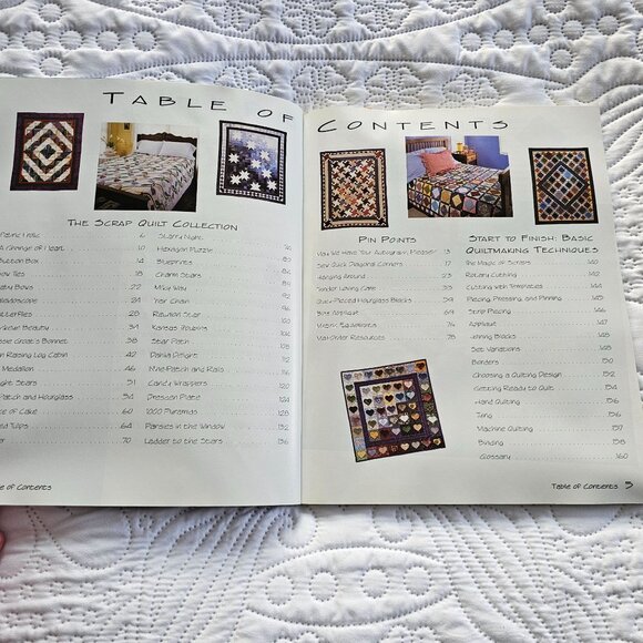 Quick & Easy Scrap Quilts Book By Leisure Arts, Softcover, 1995 Vintage - Picture 3 of 11